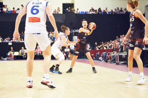 LFB_2014-2015_Céline DUMERC (Bourges) vs. Montpellier_Laury MAHE