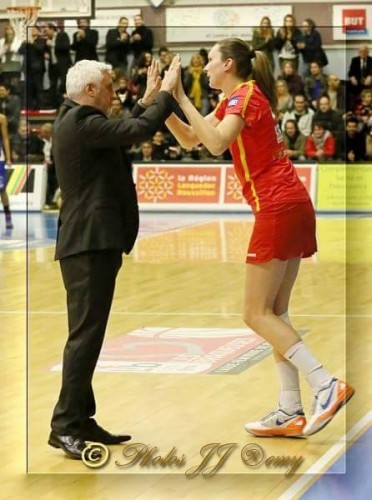 Ligue 2_2013-2014_François GOMEZ & Elodie BERTAL (Perpignan)_Jean-Joël REMY