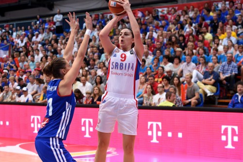 Euro 2015_Jelena MILOVANOVIC (Serbie) vs. France)_FIBA Europe_Castoria_Rebay