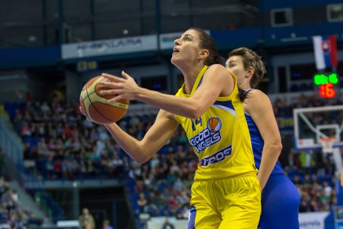 Euroligue_2014-2015_Tijana KRIVACEVIC (Kosice) vs. Montpellier_FIBA Europe_Lubomira ISTONOVA
