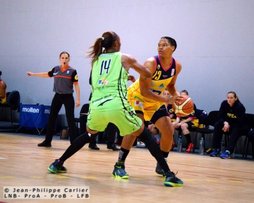 LFB_2014-2015_Jazz COVINGTON (Calais) vs. Hainaut Basket_Jean-Philippe CARLIER