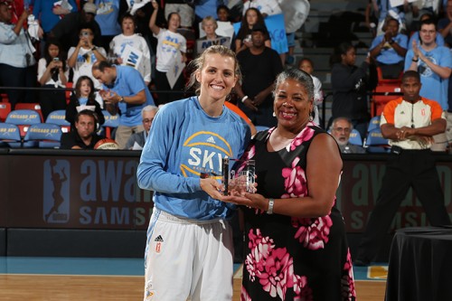 WNBA_2015_Alexandria QUIGLEY meilleure 6ème joueuse_Gary Dineen_NBAE via Getty Images