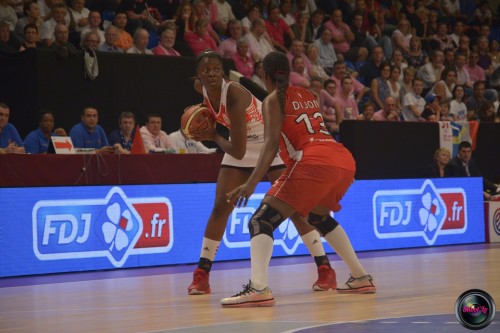 LFB_2014-2015_Christelle DIALLO 2 (Lyon) vs. Mondeville_Laury MAHE