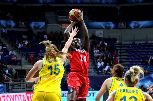 Mondial 2014_Tina CHARLES (Etats-Unis) vs. Australie_FIBA