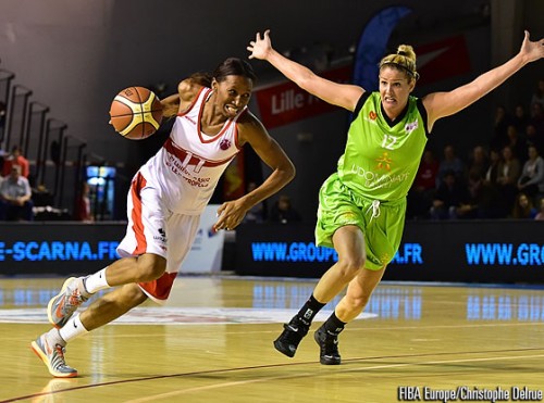Eurocoupe_2014-2015_Géraldine ROBERT (Villeneuve) vs. Udominate)_FIBA Europe_Christophe DELRUE
