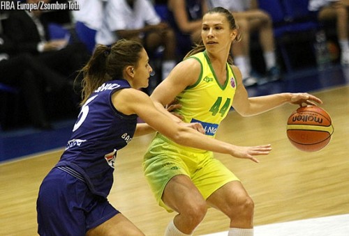 Eurocoupe_2014-2015_Iva CIGLAR (Sopron) vs. Basket Landes_FIBA Europe_Zsombor TOTH