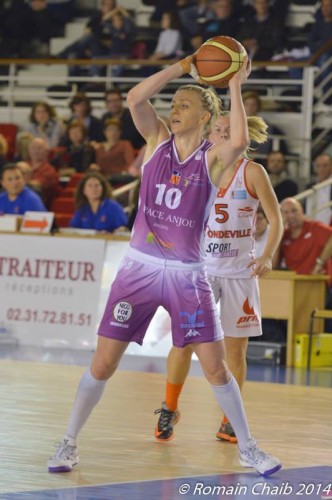 LFB_2014-2015_Lizanne MURPHY (Angers) @Mondeville_Romain CHAIB