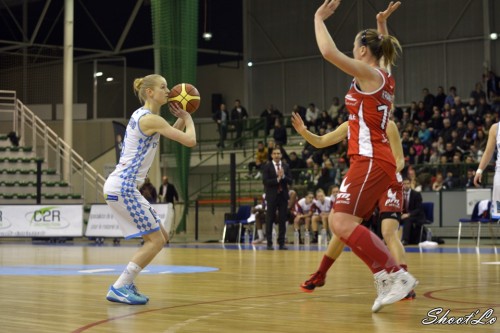 LFB_2014-2015_Claire STIEVENARD (Nantes-Rezé) vs. Mondeville_Laury MAHE