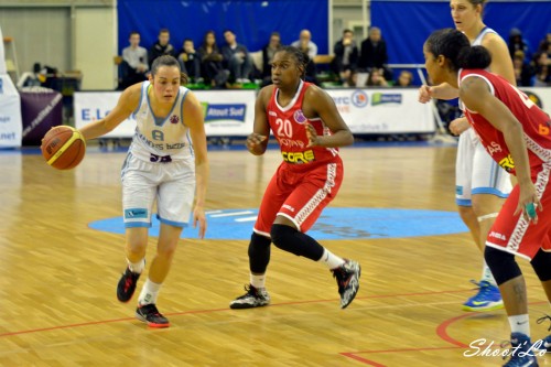 Eurocoupe_2014-2015_Sarah MICHEL (Nantes-Rezé) vs. Botas_Laury MAHE