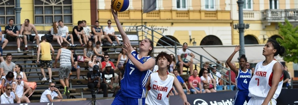 Mondial 3X3 U18 : 1/2 pour les jeunes françaises en ouverture