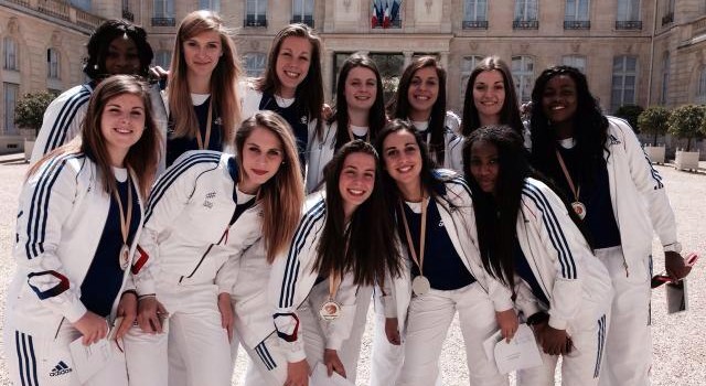 Les championnes du monde scolaire ont été reçues à l’Elysée