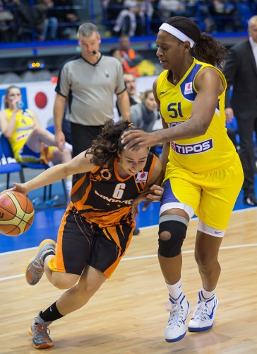Euroligue 2014-2015_Silvia DOMINGUEZ (Ekaterinbourg)_FIBA Europe_Lubomira ISTONOVA