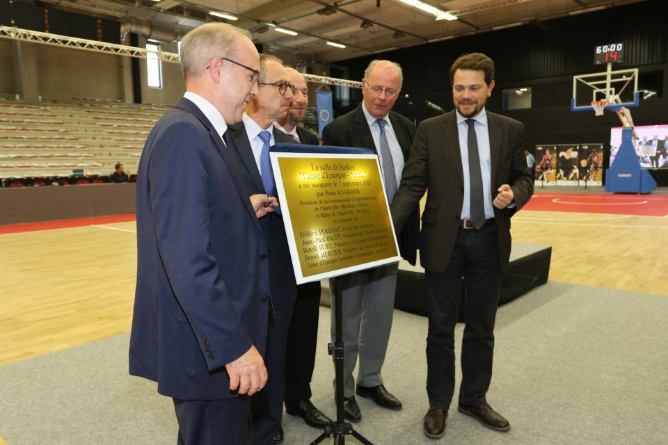 LFB : La Caisse d’Epargne Arena de Charleville-Mézières inaugurée hier