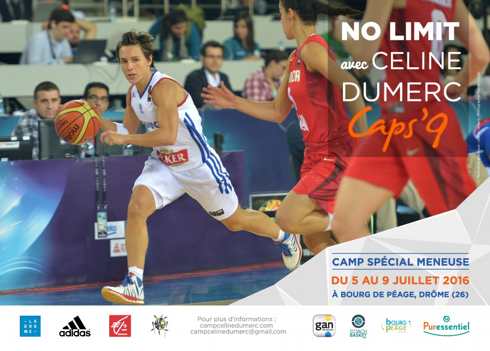 Retrouvez le camp « No Limit » Céline DUMERC du 5 au 9 juillet 2016 dans la Drôme !