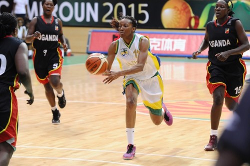 Afrobasket 2015_Géraldine ROBERT (Gabon) vs. Ouganda_FIBA