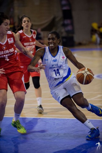 Euroligue_2015-2016_Doneeka HODGES-LEWIS (Braine) vs. Cracovie_Serge THOMAS