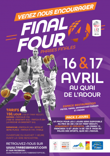 Affiche Final Four Ligue 2 2015-2016