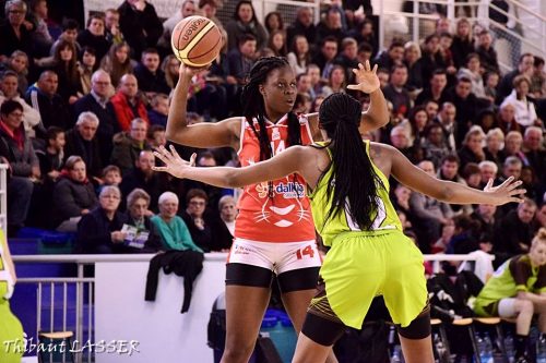 LFB_2015-2016_Christelle DIALLO (Lyon) @Hainaut Basket_Thibaut LASSER