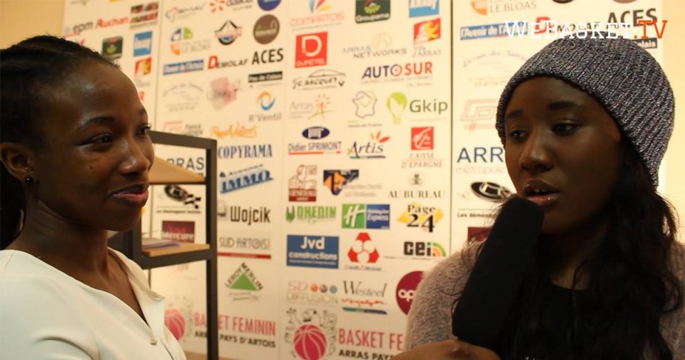 Ligue 2 : Aminata KONATE (Arras) interviewe sa coéquipière Bérengère DINGA-MBOMI