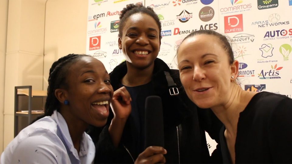 Ligue 2 : Assitan KONE interviewée par Aminata KONATE et Anne-Sophie PAGNIER après Arras-Calais