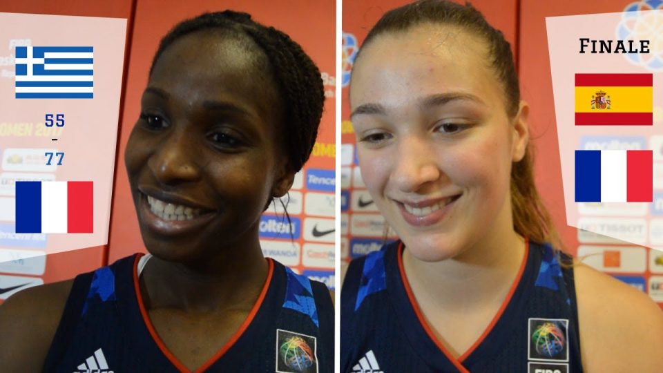 Euro 2017 : Réactions de Hhadydia MINTE et Alexia CHARTEREAU après Grèce – France