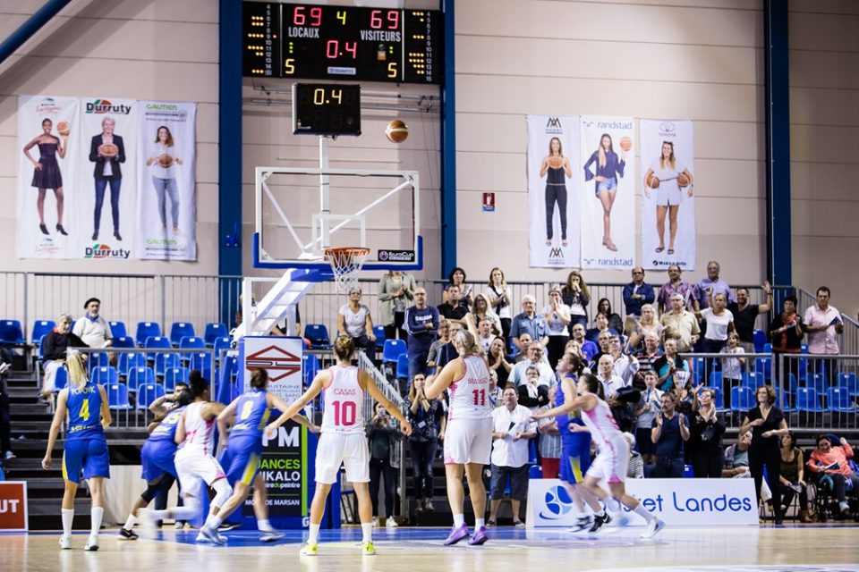 Eurocoupe Poules F à J : Buzzer beater pour Basket Landes !