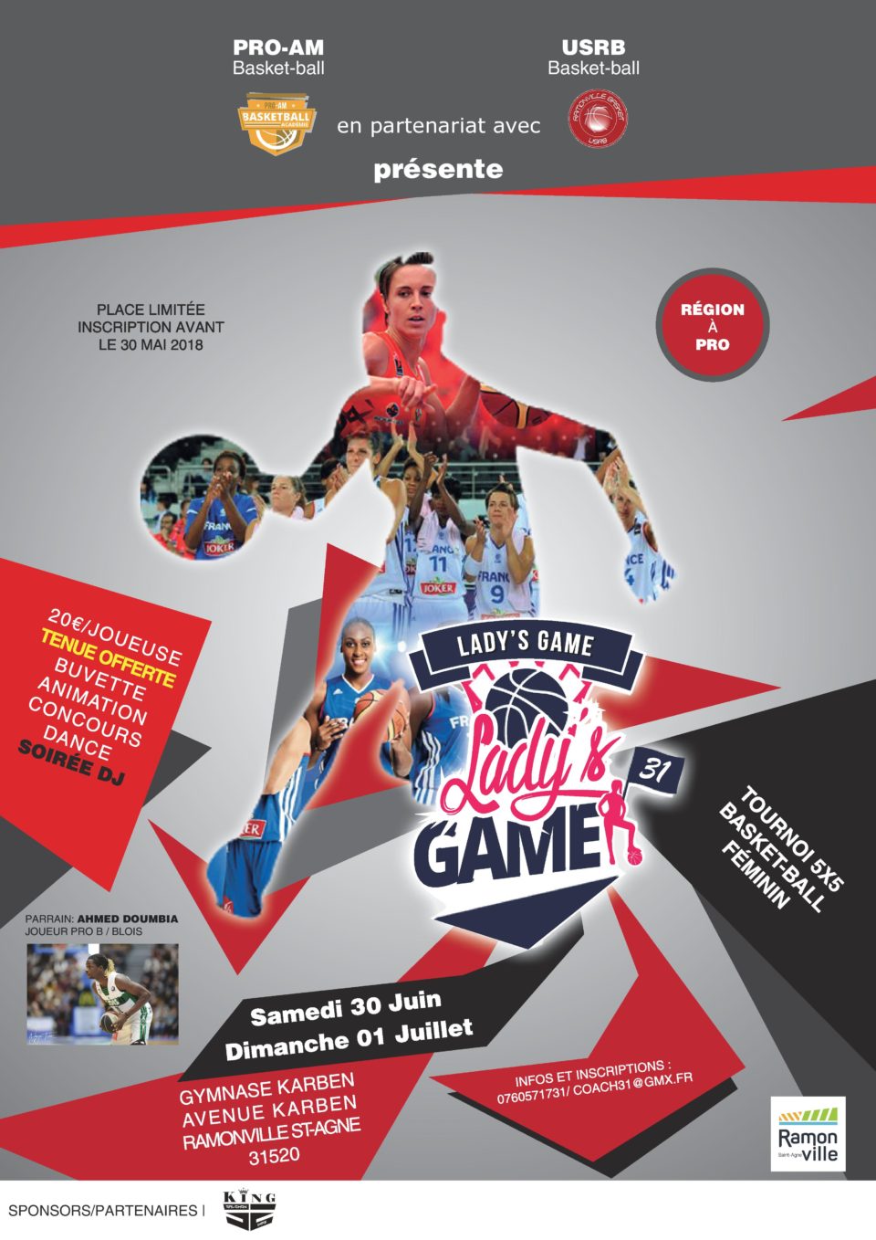 Rendez-vous pour le tournoi de Ramonville St Agne (31) cet été !