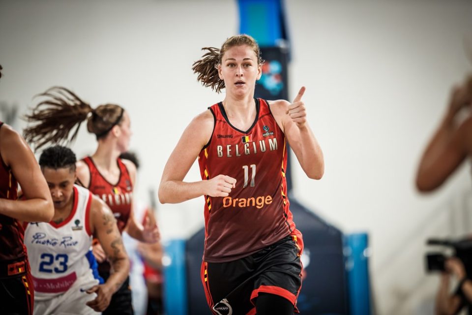 Mondial 2018 : Emma MEESSEMAN (Belgique), 16 points et 14 rebonds contre Porto Rico