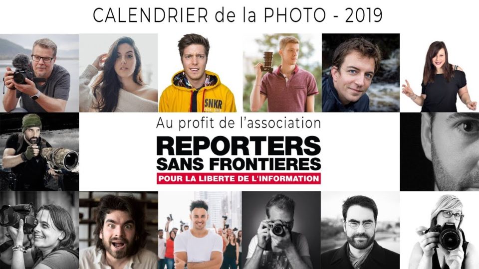 Soutenez Reporters Sans Frontières en achetant le calendrier 2019