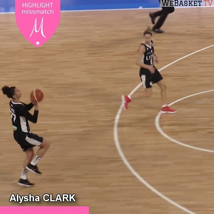LFB : Buzzer beater d’Alysha CLARK lors de Nantes-Rezé – Lyon ASVEL Féminin