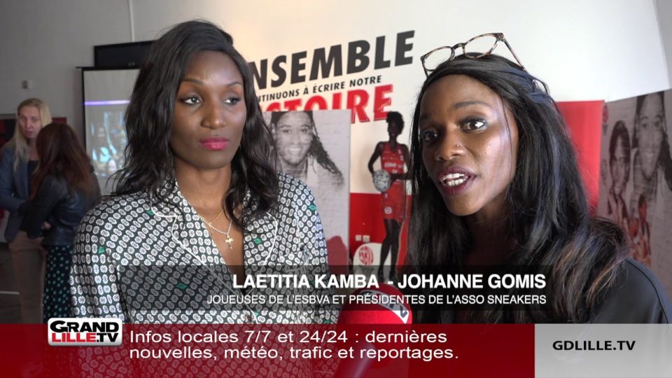 Johanne GOMIS et Laëtitia KAMBA présentent leur association « Sneakers, ensemble partageons le dribble de la vie »