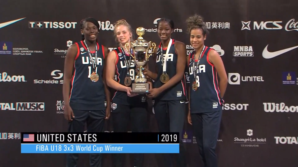 Mondial U18 3×3 2019 : Les Américaines conservent leur titre, la France revient avec la médaille de bronze