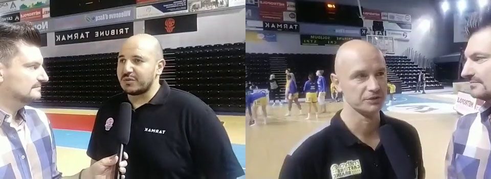 Réactions de Frédéric DUSART et Rachid MEZIANE après Villeneuve d’Ascq – Braine en amical