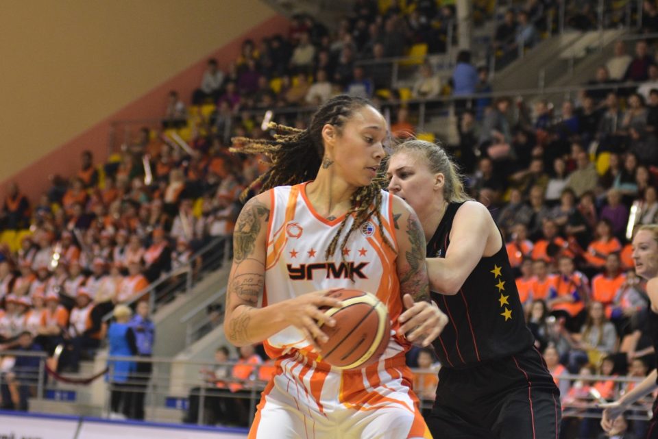 Russie : Le dunk de Brittney GRINER (Ekaterinbourg) face au Spartak Moscou
