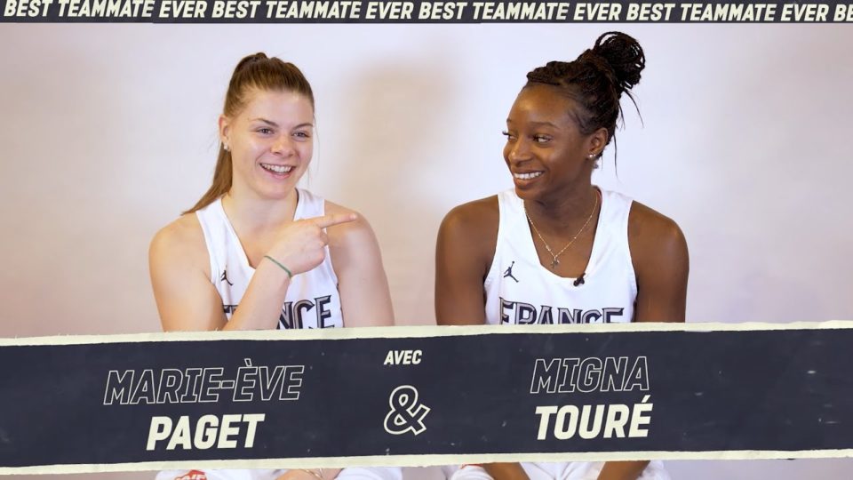 Best teammate ever : Marie-Eve PAGET et Mamignan TOURE