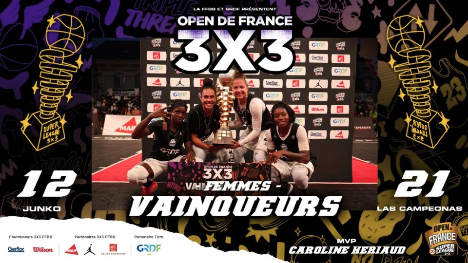 Open de France 3×3 2020 : Las Campeonas dominent pour la 3ème fois consécutive