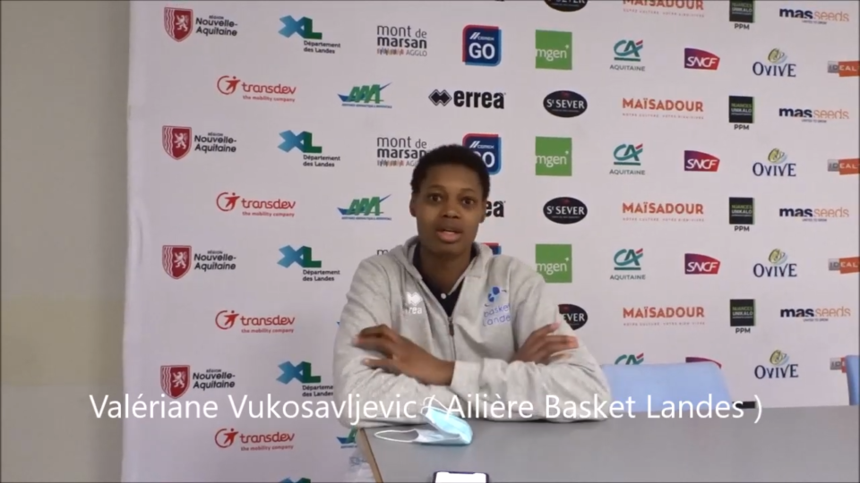 LFB : Conférence de presse après Basket Landes – La Roche-Vendée