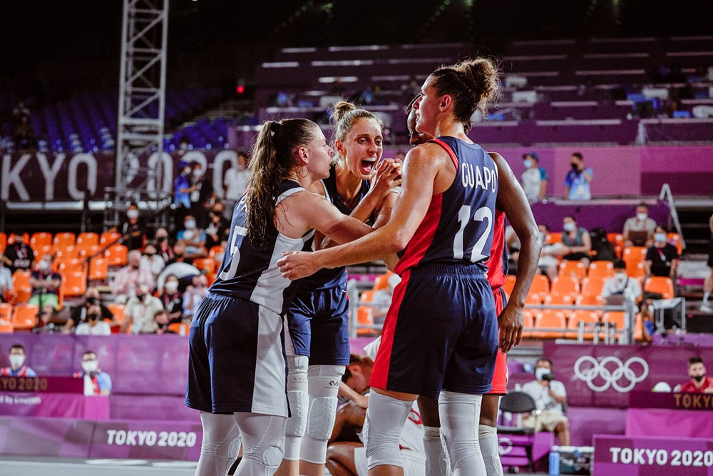 TOKYO 2021 3×3 : La Chine et la France s’offrent une demi-finale