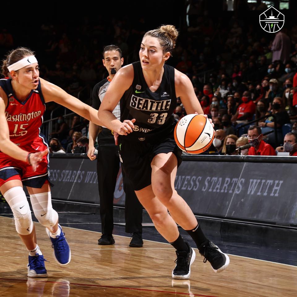 WNBA : Seattle fait un sans faute et conserve sa troisième place.
