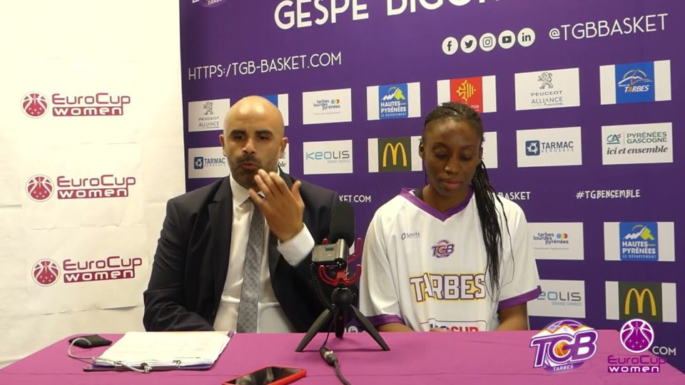 Eurocoupe : Conférence de presse après Tarbes – Villeneuve d’Ascq