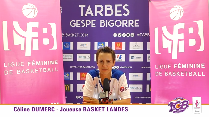 LFB : Conférence de presse après Tarbes – Basket Landes