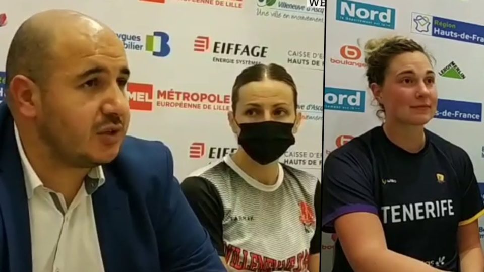 Eurocoupe : Conférence de presse après Villeneuve d’Ascq – Tenerife