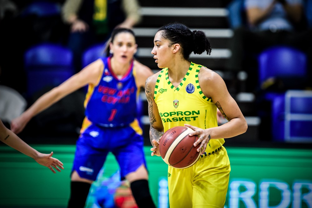 Gabby WILLIAMS et Sopron rejoignent la tête du groupe B de l’Euroligue