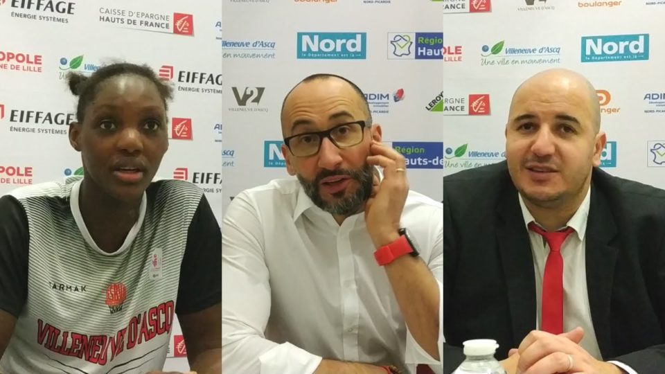 LFB : Conférence de presse après Villeneuve d’Ascq – Charnay