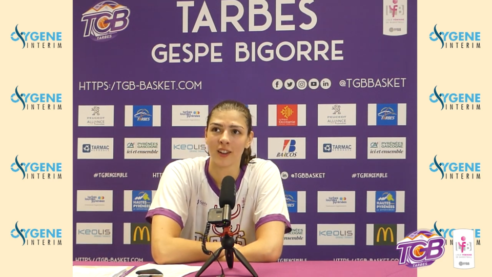 LFB : Conférence de presse après Tarbes – LDLC ASVEL Féminin