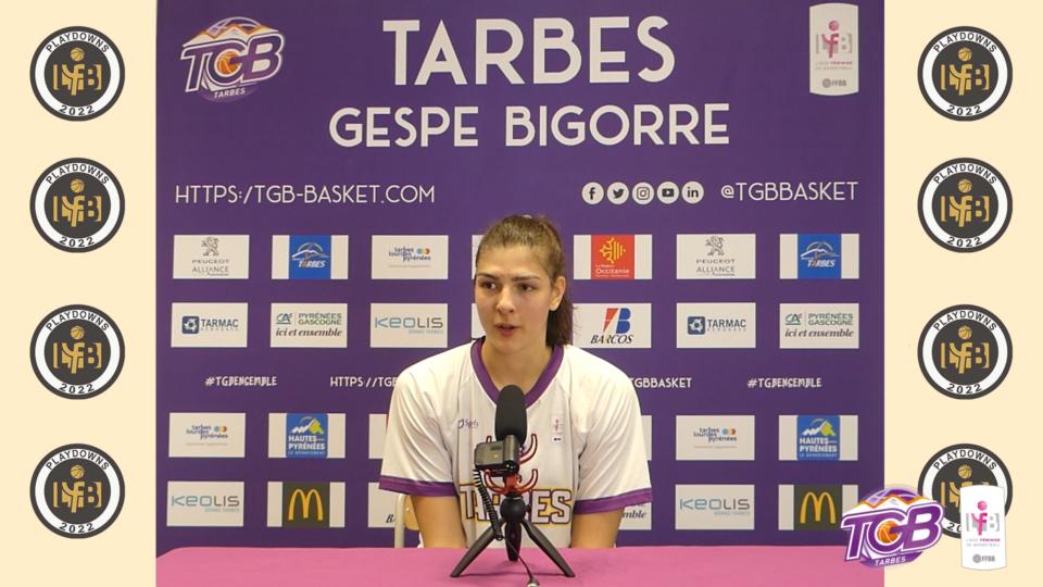 LFB : Conférence de presse après Tarbes – Landerneau B. B.