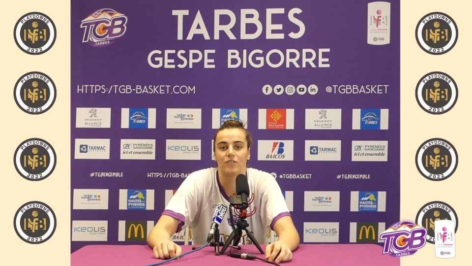 LFB : Conférence de presse après Tarbes – St Amand