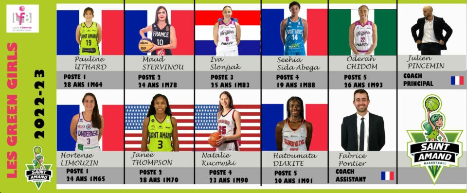 LFB : Oderah CHIDOM vient compléter l’effectif amandinois