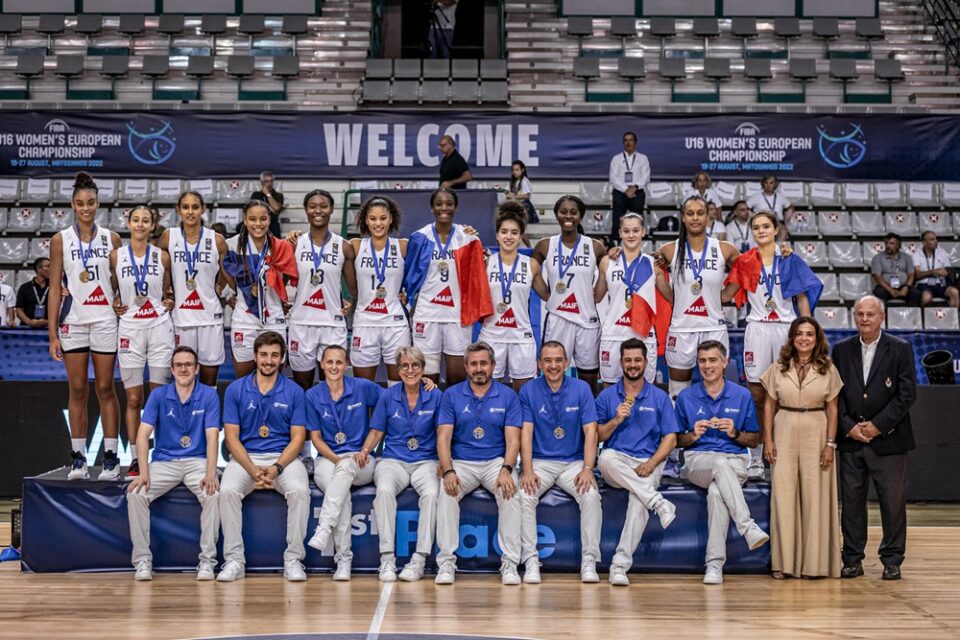 Euro U16 2022 : Le titre pour les Françaises vainqueures des Espagnoles en finale, les Croates prennent la 3ème place face aux Portugaises