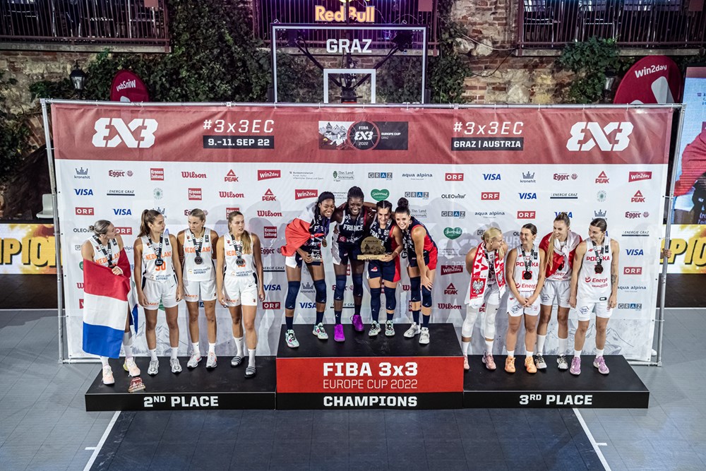 Euro 3×3 2022 : La France est championne d’Europe !